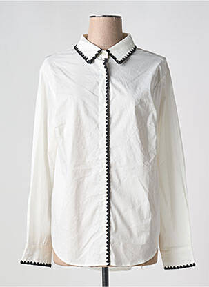 Chemisier blanc MARINA V pour femme