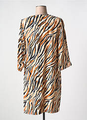 Robe mi-longue marron HALOGENE pour femme seconde vue