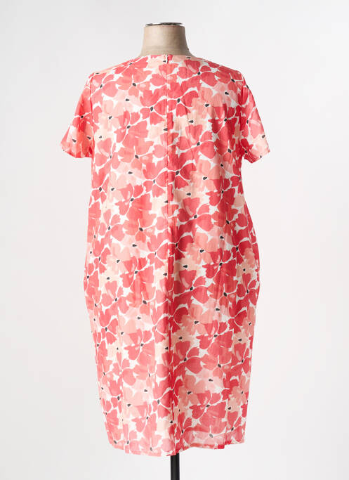 Robe mi-longue orange GUY DUBOUIS pour femme