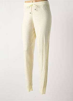 Jogging slim beige MARINA V femme