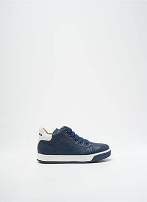 Baskets fermeture lacets bout rond bleu FALCOTTO garçon