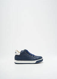 Baskets fermeture lacets bout rond bleu FALCOTTO garcon