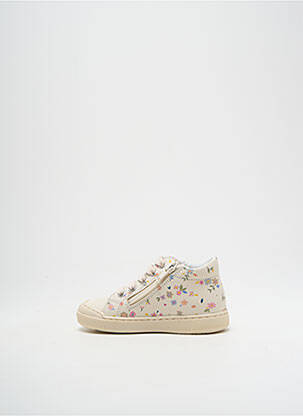 Baskets impression bout rond beige FALCOTTO fille