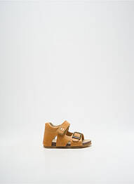 Sandales/nu pieds tissage satiné bout ouvert jaune FALCOTTO garcon
