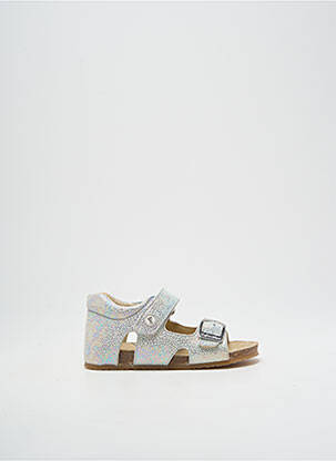 Sandales/nu pieds impression bout ouvert argent FALCOTTO fille