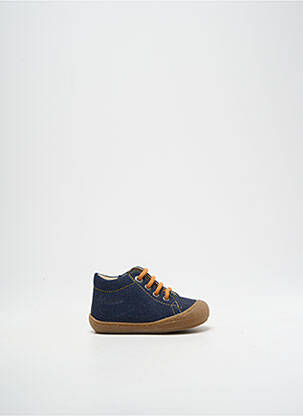 Bottillons nubuck bout rond bleu NATURINO garçon