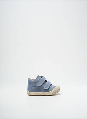 Baskets nubuck bout rond bleu NATURINO garcon