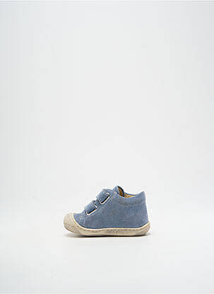 Baskets nubuck bout rond bleu NATURINO garcon