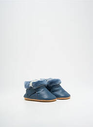 Chaussons/pantoufles fourrée bout rond bleu EASY PEASY garcon