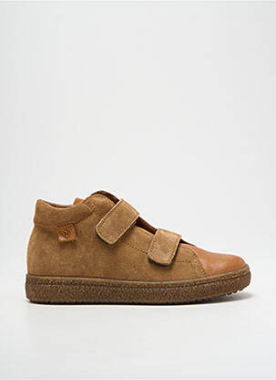 Baskets nubuck bout rond marron NATURINO garçon