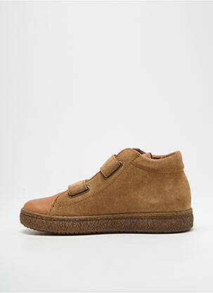 Baskets nubuck bout rond marron NATURINO garçon