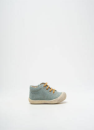 Bottillons nubuck bout rond bleu NATURINO garçon