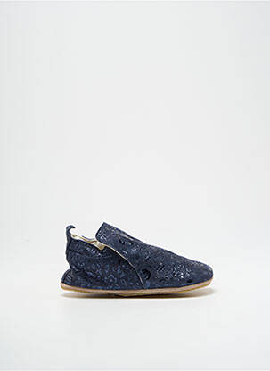 Chaussons/pantoufles bout rond bout rond bleu NATURINO fille