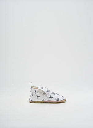 Chaussons/pantoufles bout rond bout rond blanc NATURINO garçon