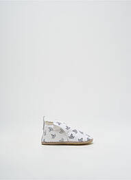 Chaussons/pantoufles bout rond bout rond blanc NATURINO garcon