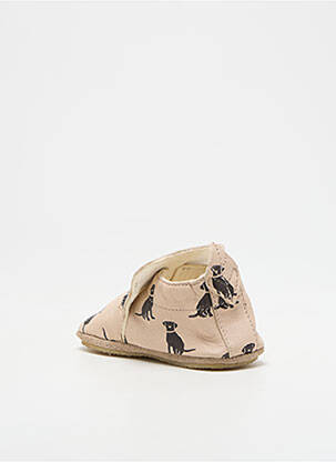 Chaussons/pantoufles bout rond bout rond beige NATURINO garçon