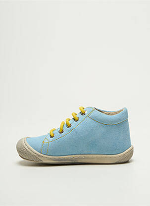 Bottillons nubuck bout rond bleu NATURINO garçon