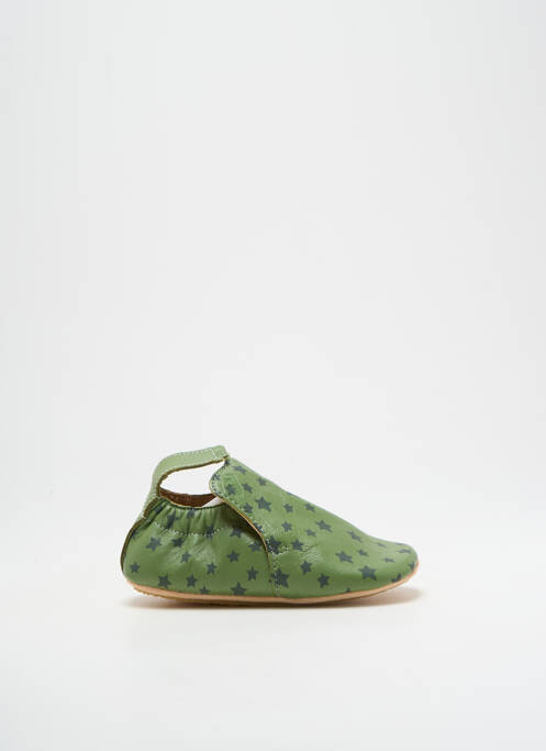 Chaussons/pantoufles impression bout rond vert EASY PEASY enfant