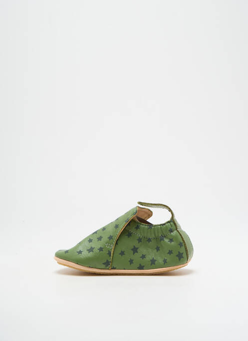 Chaussons/pantoufles impression bout rond vert EASY PEASY enfant