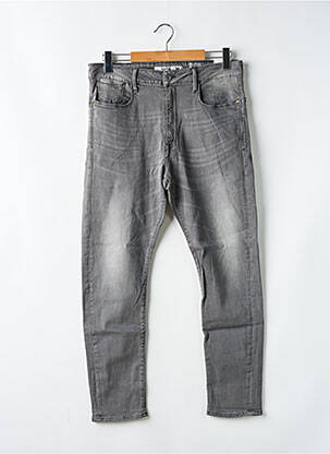 Jeans coupe slim stretch taille normale gris TIFFOSI homme