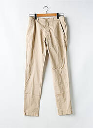 Pantalon chino tissage popeline taille normale beige LIU JO homme