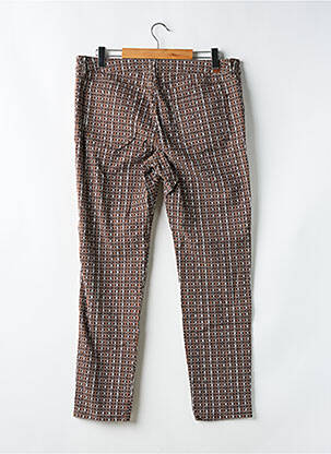 Pantalon slim taille normale taille normale marron FIORELLA RUBINO femme