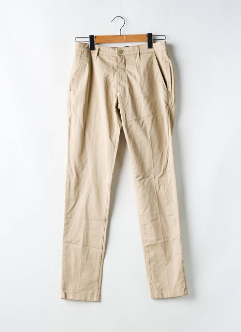 Pantalon chino tissage popeline taille normale beige LIU JO homme
