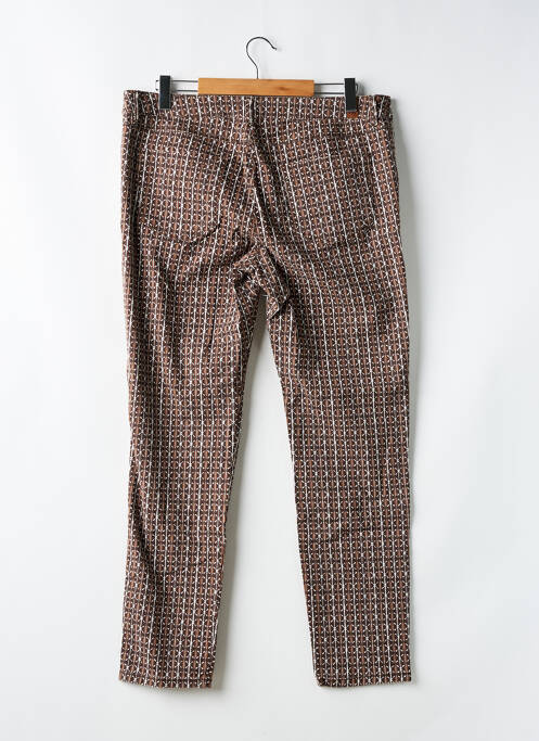 Pantalon slim marron FIORELLA RUBINO pour femme