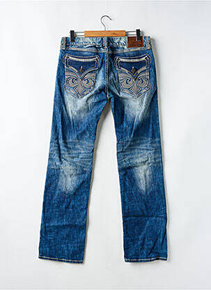 Jeans coupe droite stretch taille normale bleu AFFLICTION homme