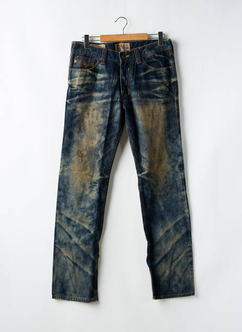 Jeans coupe droite bleu AFFLICTION pour homme