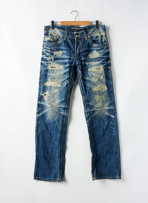 Jeans coupe droite bleu AFFLICTION pour homme