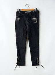 Pantalon slim taille basse taille basse noir AFFLICTION femme