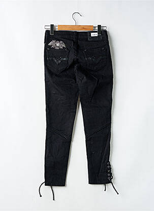 Pantalon slim taille basse taille basse noir AFFLICTION femme