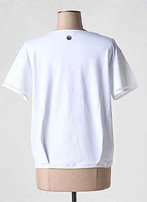 T-shirt imprimé fantaisie manches courtes blanc SPORTALM femme