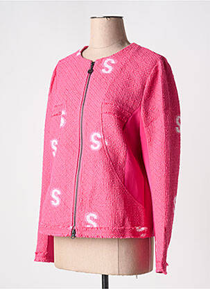 Veste casual col rond rose SPORTALM femme