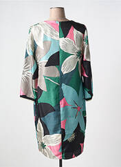 Robe mi-longue vert VILAGALLO pour femme seconde vue