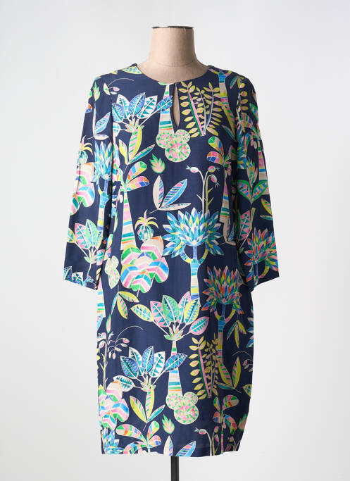 Robe mi-longue bleu VILAGALLO pour femme