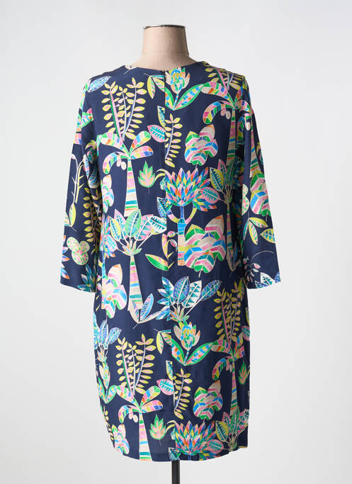 Robe mi-longue bleu VILAGALLO pour femme