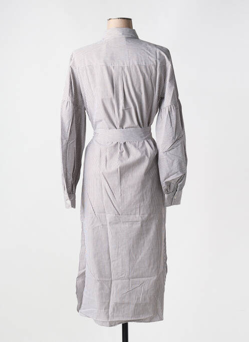 Robe mi-longue gris BEAUMONT femme