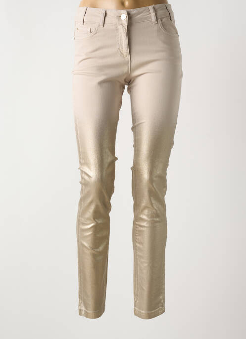 Jeans coupe slim beige SPORTALM pour femme