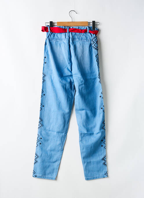 Pantalon droit bleu DESIGUAL pour femme