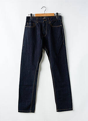 Jeans coupe droite fermeture zippée sous rabat boutonné taille normale bleu DICKIES homme