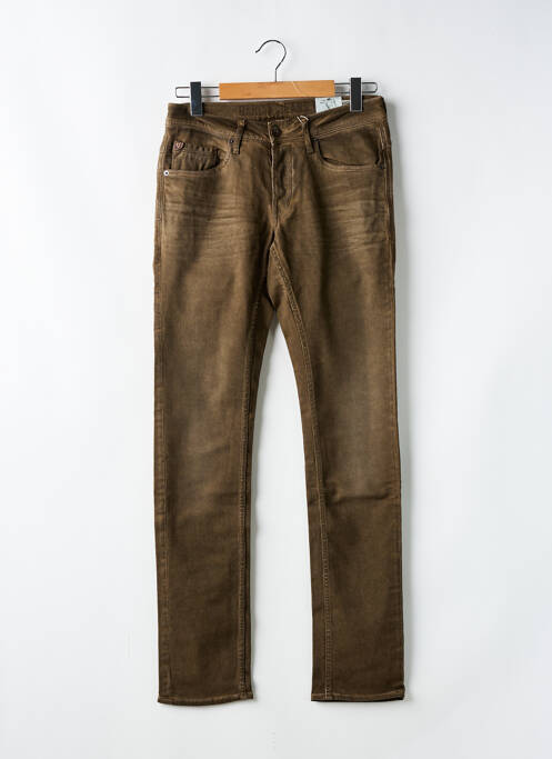 Jeans coupe slim marron GARCIA pour homme