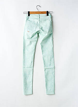 Pantalon slim stretch taille normale vert SALSA femme