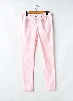 Pantalon slim taille basse taille basse rose SALSA femme