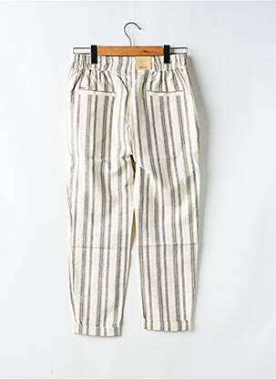 Pantalon 7/8 taille élastique beige SALSA femme