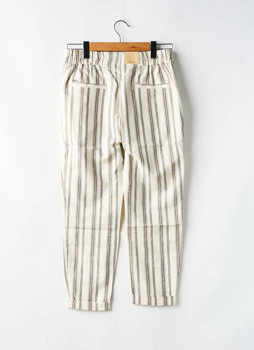 Pantalon 7/8 taille élastique beige SALSA femme