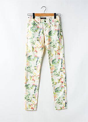 Pantalon slim stretch taille normale blanc SALSA femme