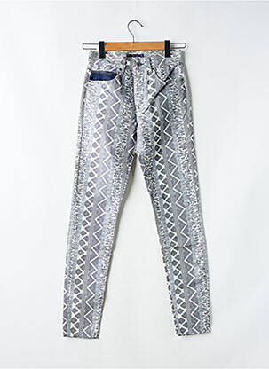Pantalon slim stretch taille normale bleu SALSA femme
