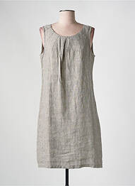Robe mi-longue sans manche sans manche gris IMPAQT femme